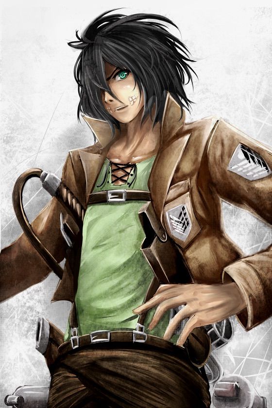 eren yeager half titan