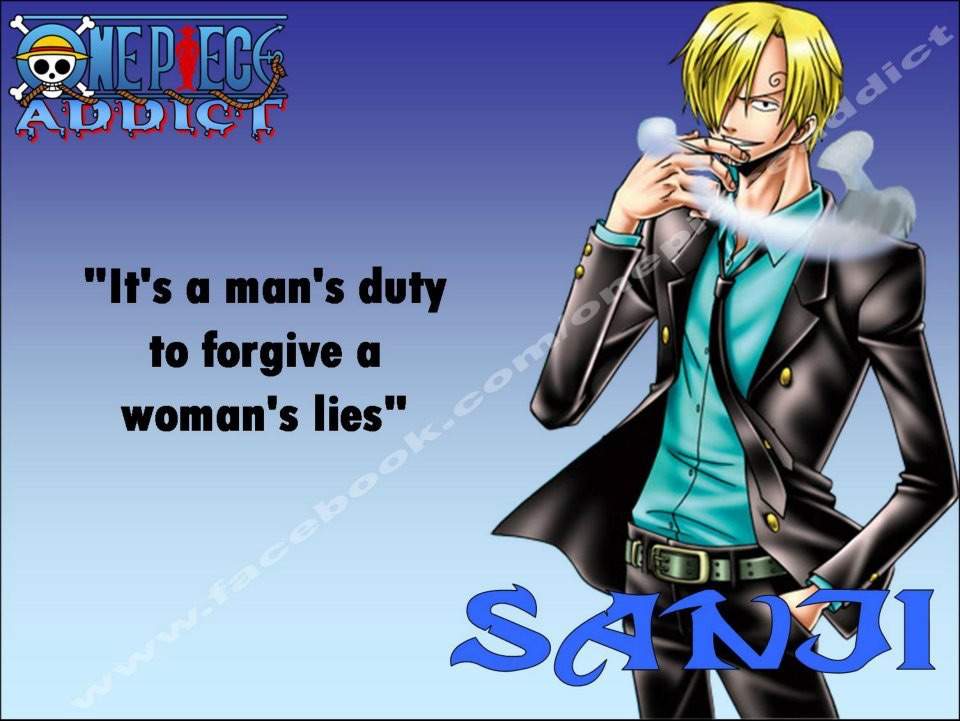 one piece sanji love quotes