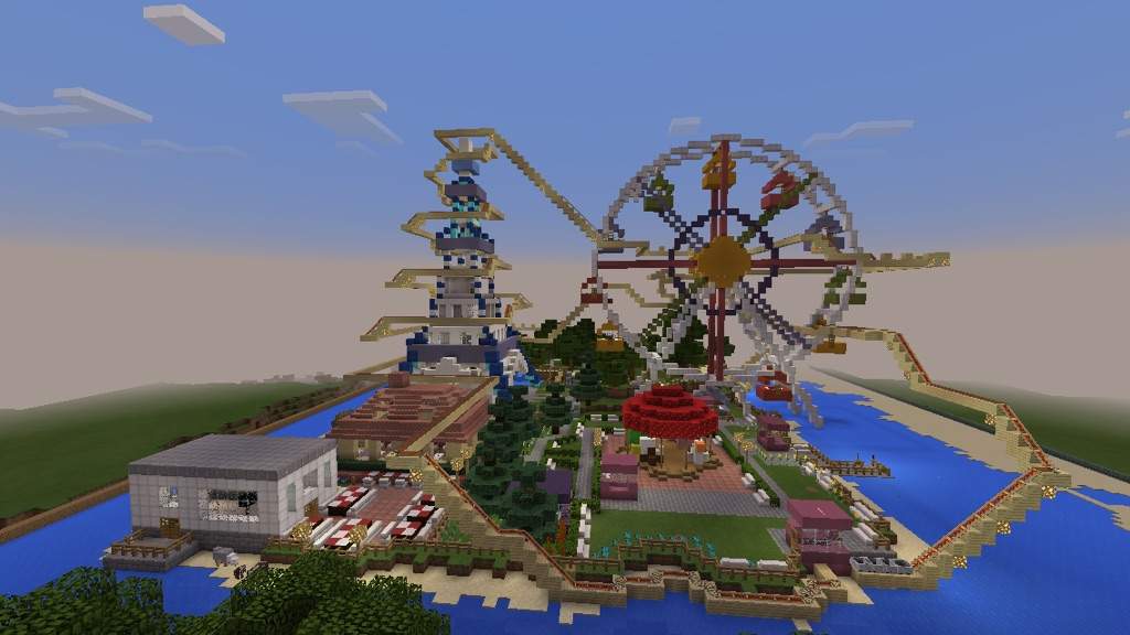 Small island, Theme park  Minecraft Amino