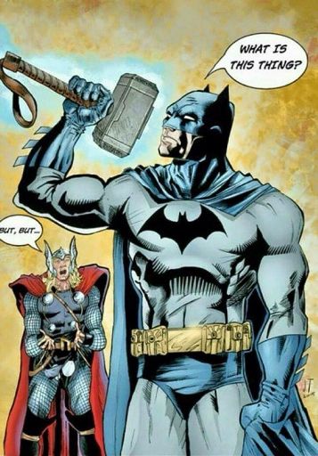 Batman and Mjölnir | Comics Amino