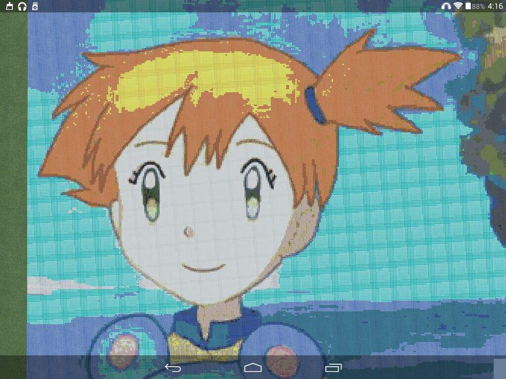 Misty From Pokémon Pixel Art Made With Mcpe Pixel Art