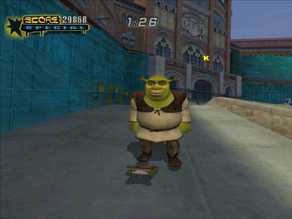 Shrek in Tony Hawk | Video Games Amino