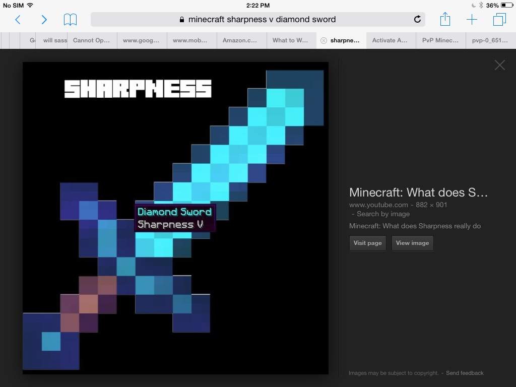 Sharpness V Diamond Sword Wiki Minecraft Amino