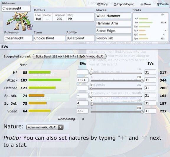 Competitive Pokemon Guide 2 Chesnaught Pokemon Amino