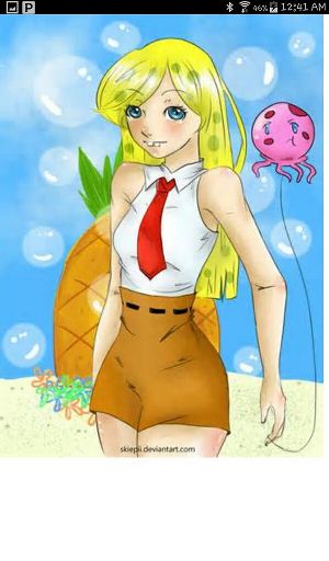 SPONGE AS A GIRL | Anime Amino