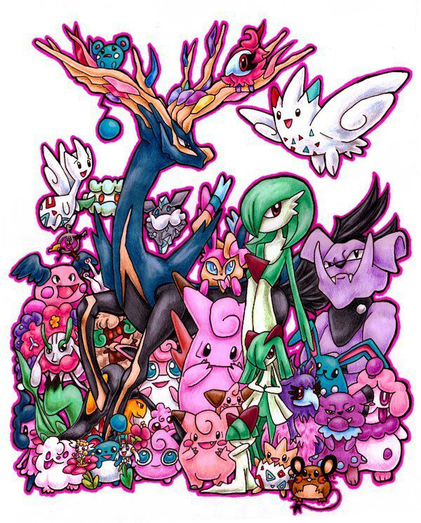 Typings Of Pokemon 8 Fairy Pokémon Amino