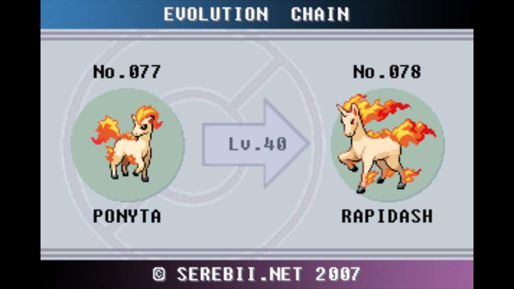 What Level Does Ponyta Evolve In Pokemon Pearl