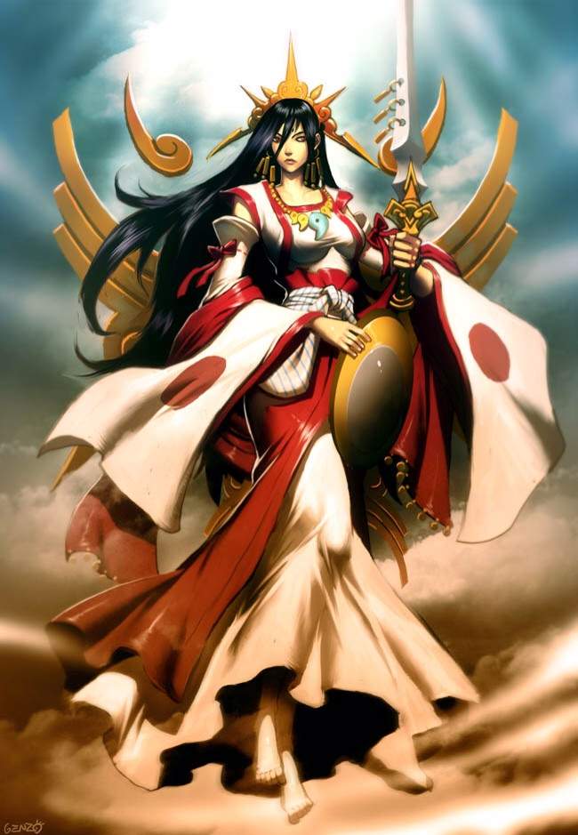 Amaterasu mikami Japanese  Mythology Anime  Amino