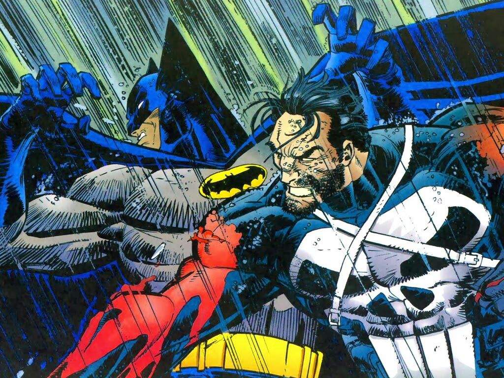 Flashpoint Batman Vs The Punisher.