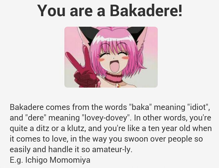 What dere type are you? | Anime Amino