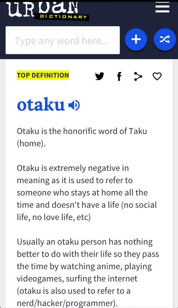 Otaku Meaning