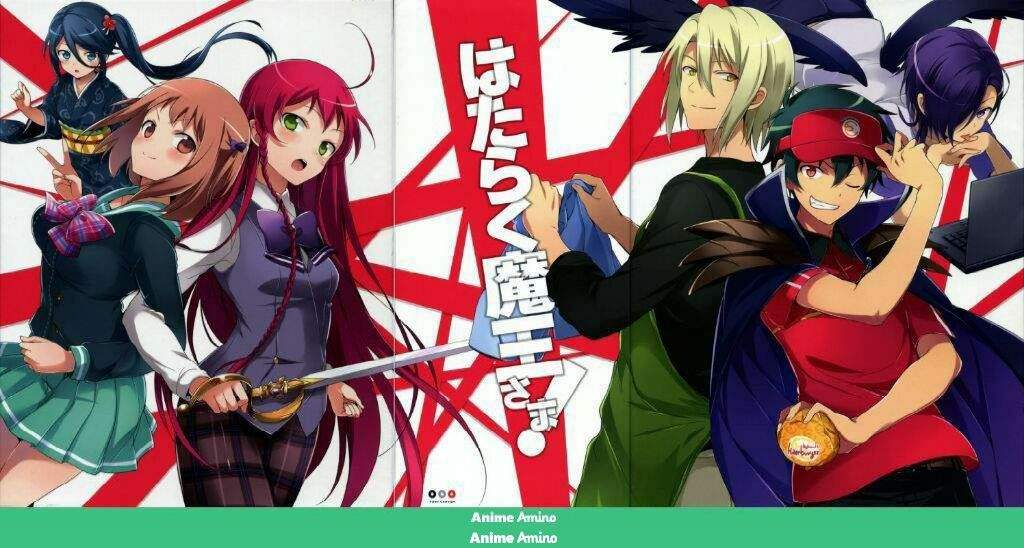 Demon In Mcdonalds Hataraku Maou Sama Anime Amino