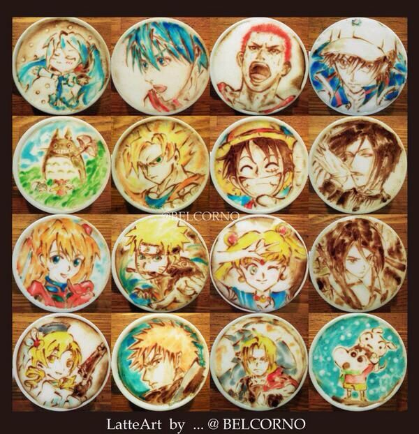 Anime Latte Art | Anime Amino