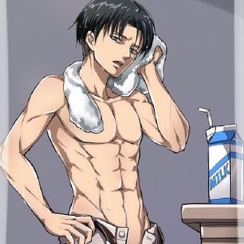 levi with no shirt