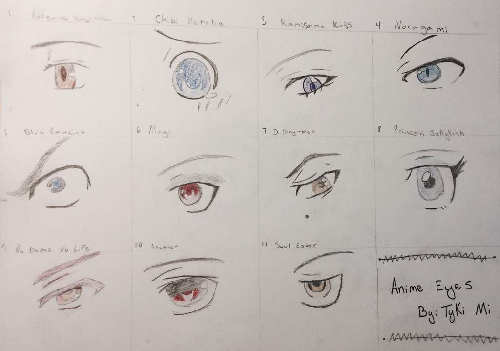 Anime Eyes Bored