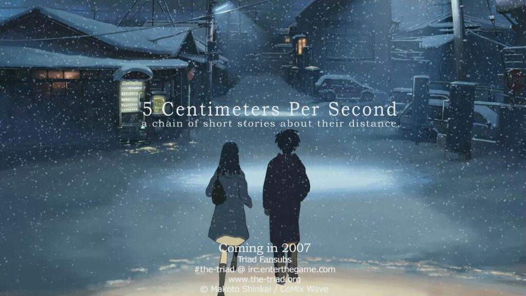 5 Centimeters Per Second Wiki Anime Amino