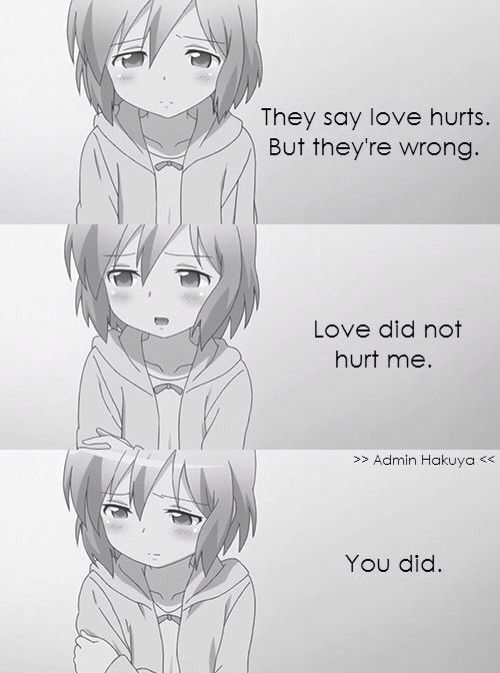 Heart Breaking Anime Quotes | Anime Amino