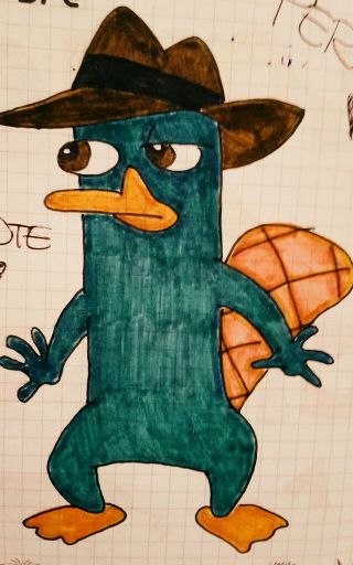 Perry the platypus and Ferb ~♡ | Art Amino