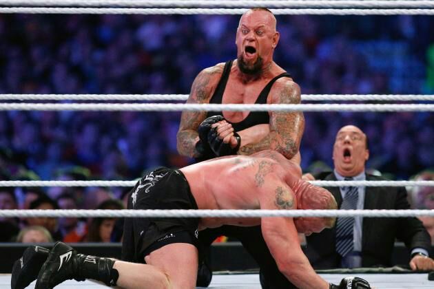 undertaker vs brock lesnar