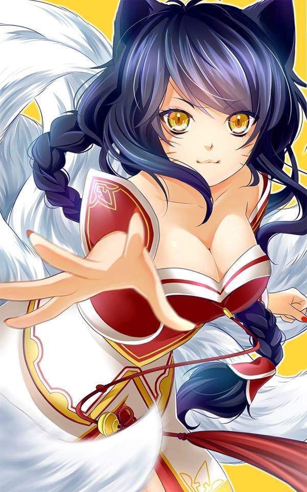 Ahri Fanart Anime Version League Of Legends Official