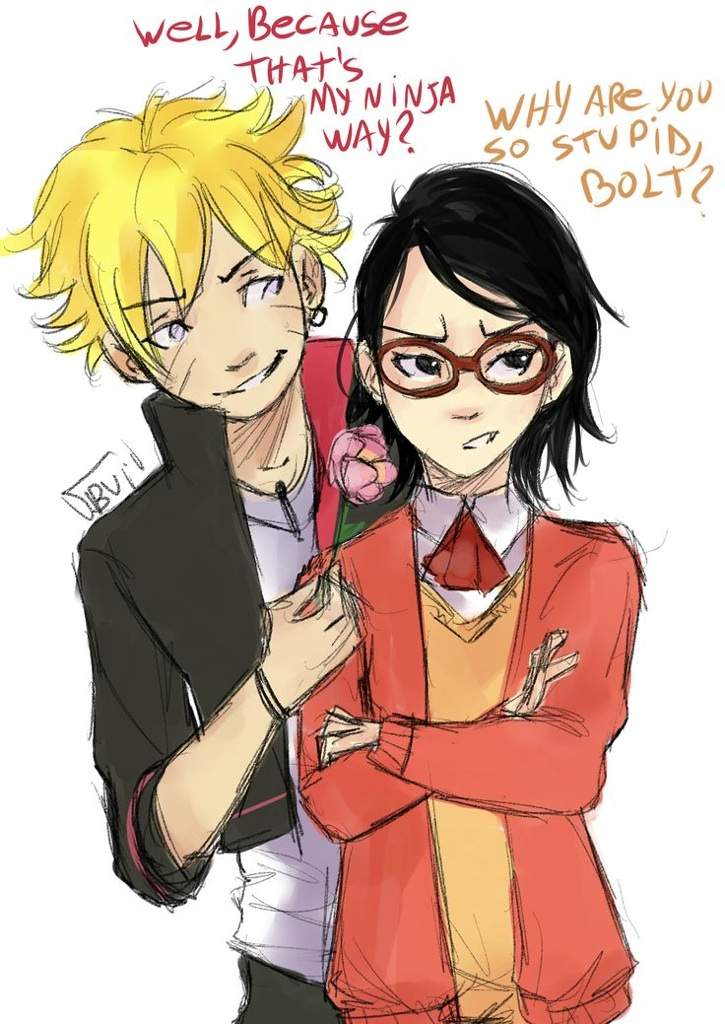 Boruto And Sarada Anime Amino