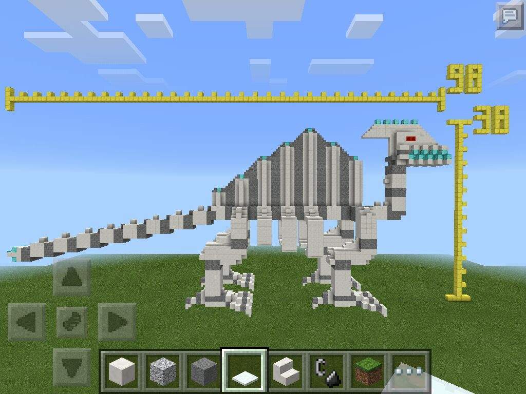 Big Dinosaur Skeleton Minecraft Amino