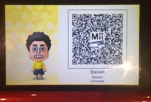 Steven Universe Mii QR codes!!! | Video Games Amino