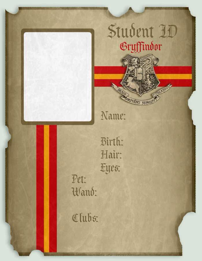 Hogwarts ID and Diploma Templates Harry Potter Amino