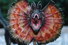 spitting lizard from jurassic park