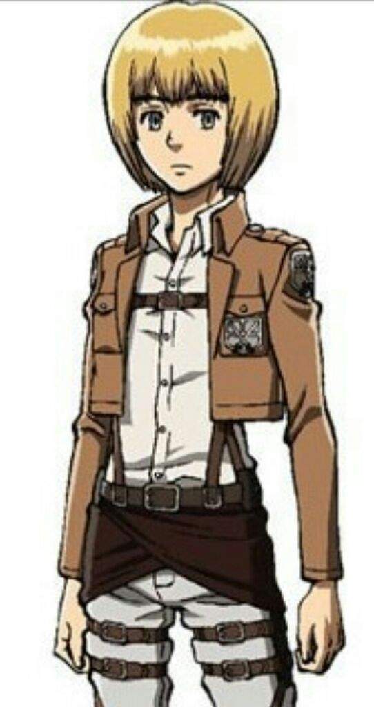 Armin is not blonde and Levi doesn't exist. 