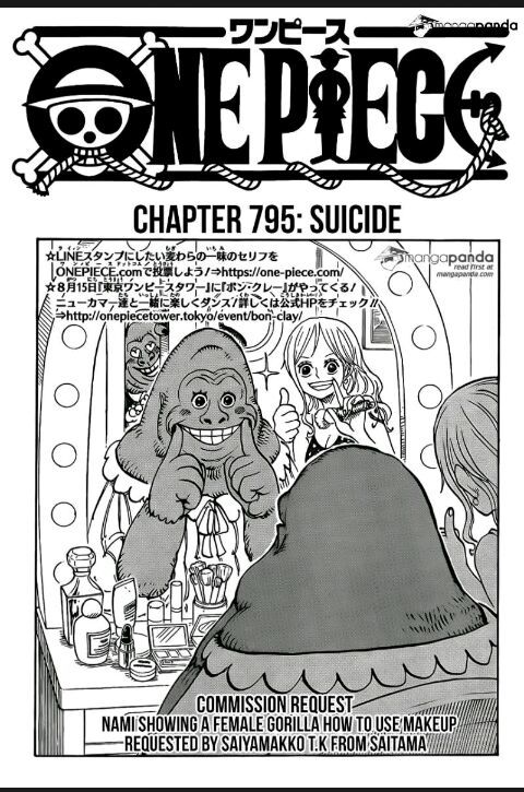 One Piece Review Chapter 795 Anime Amino