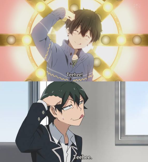 Battle of the genius /sarcastic/lazy? Oreki V.s. Hikigaya Hachiman