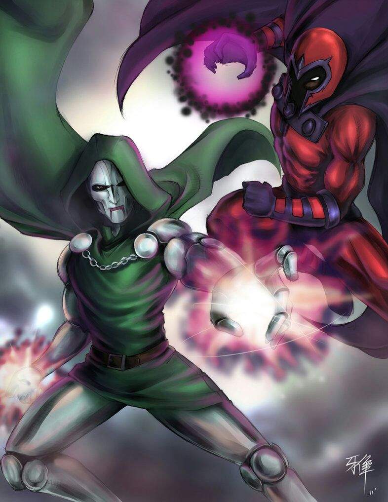 Doctor Doom Vs. Magneto.