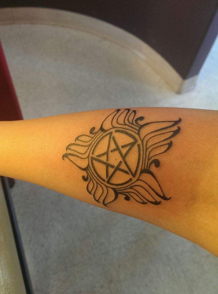 Tattoo uploaded by Katelyn Brooks  Supernatural inspired tattoo  Tattoodo