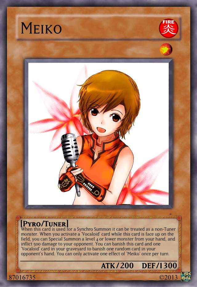 Yu-Gi-Oh Card Maker- Vocaloid Deck! | Anime Amino