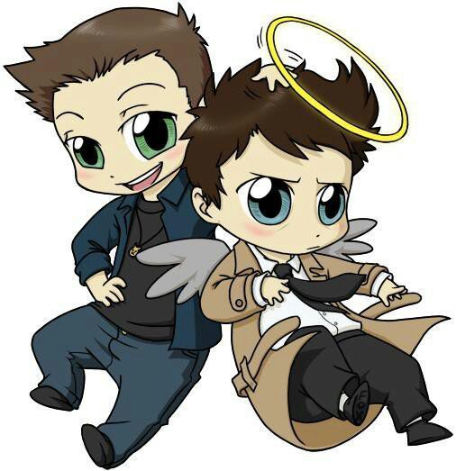 Chibi Destiel Fanart!😆 | Supernatural Amino