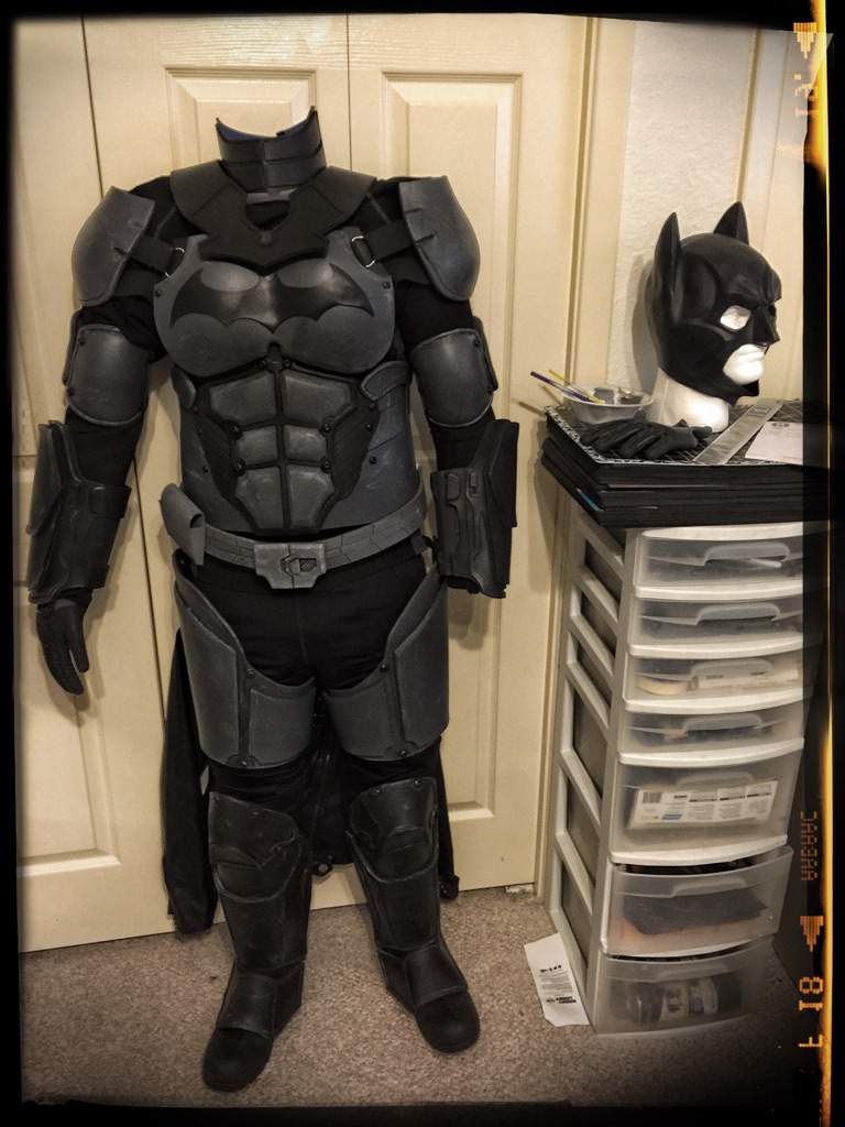 Duct Tape Dummy Modeling my Batman Arkham Origins Cosplay | Cosplay Amino