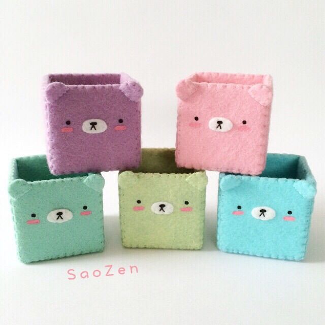 kawaii felt plushies