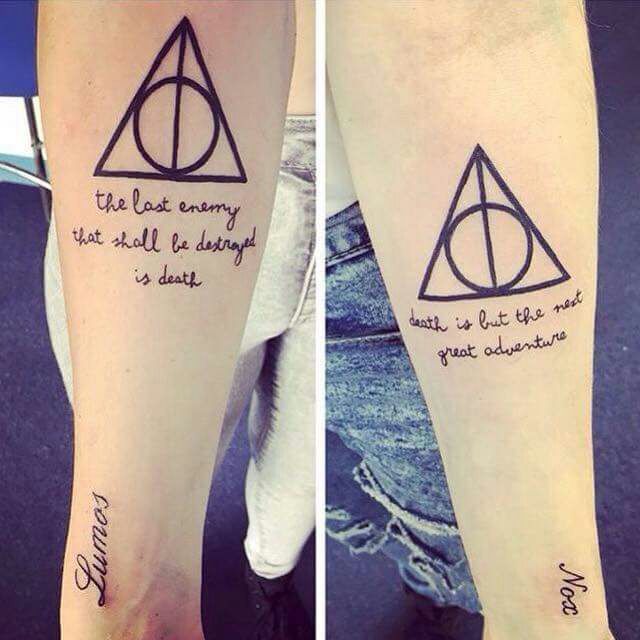 LoveHarryPotter on Twitter Harry Potter Couples Tattoos   httpstcosVq0VDJOj6  Twitter