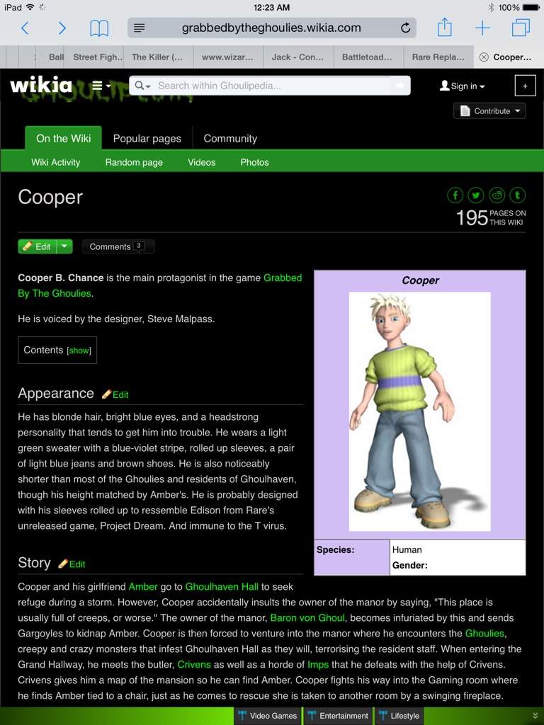 Cooper Chance Wiki Video Games Amino