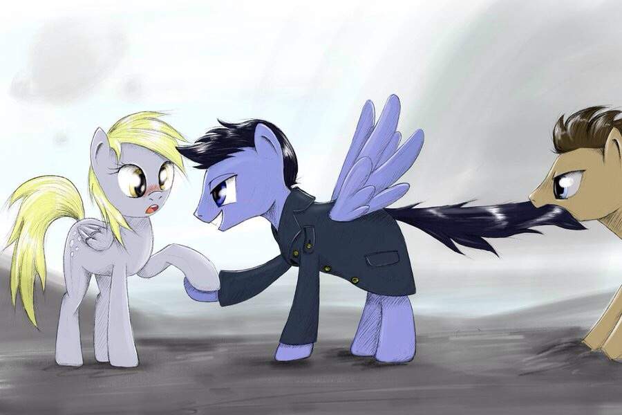 mlp derpy and dr whooves