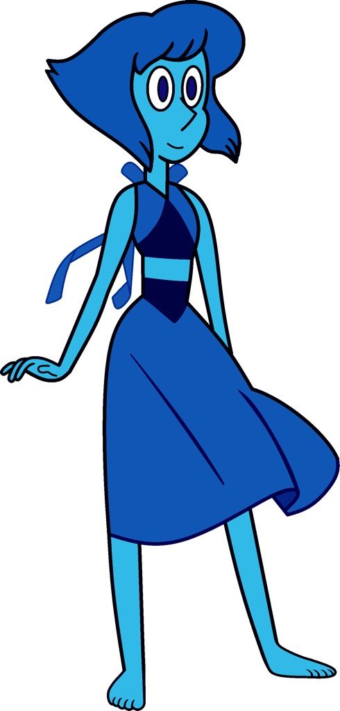 wearing lapis lazuli