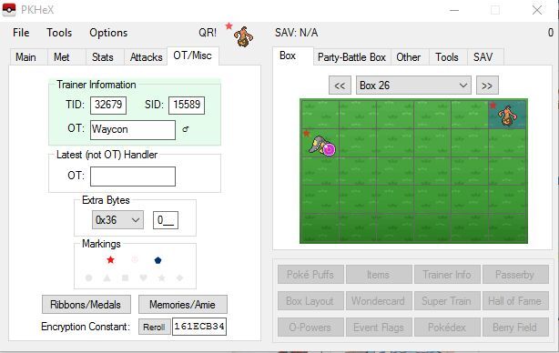 pkhex gen 7 files