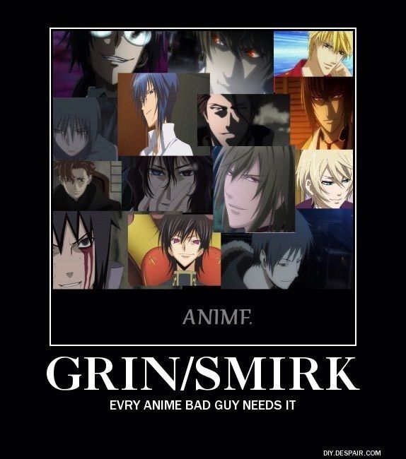 The Evil Smirk | Anime Amino