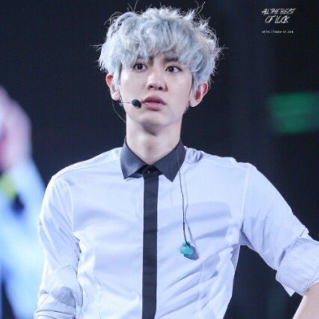 Chanyeol With Silver/Gray Hair💕 | K-Pop Amino