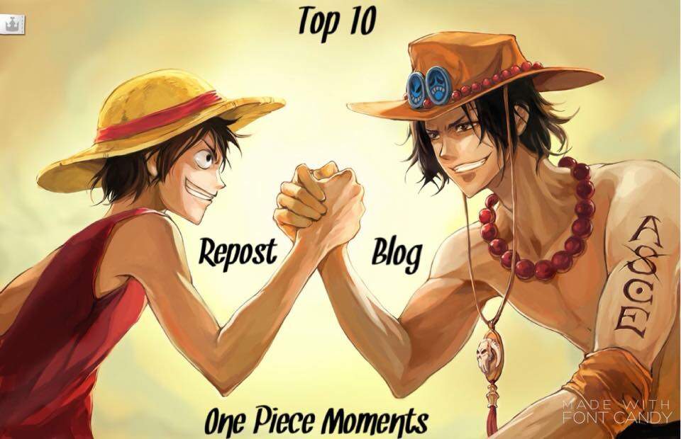 {Collab} Top 10 One Piece Moments | Anime Amino