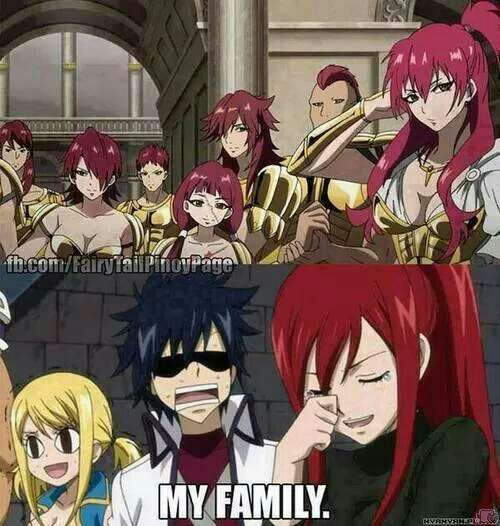 Erza's Family. | Anime Amino
