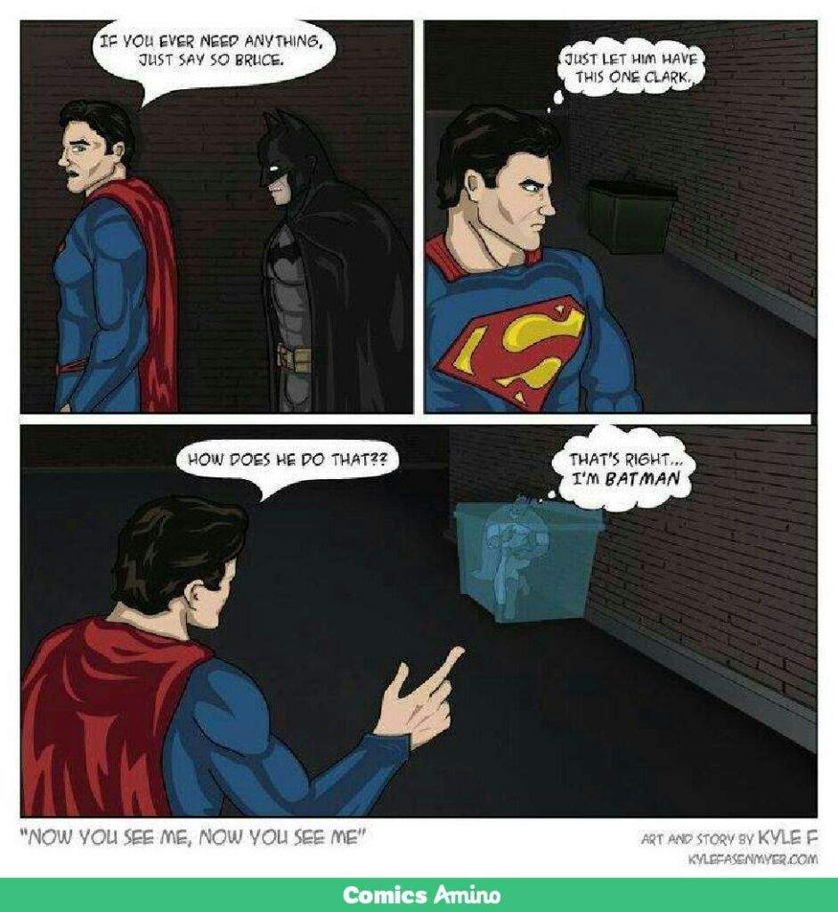 How Batman disappears. | Comics Amino