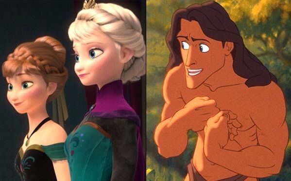 😱Tarzan is Elsa, and Anna's Little Brother😱 | Movies & TV Amino