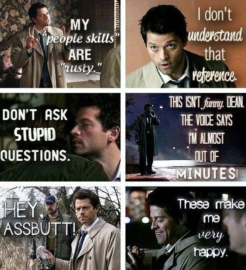 Funny Castiel Quotes! | Supernatural Amino